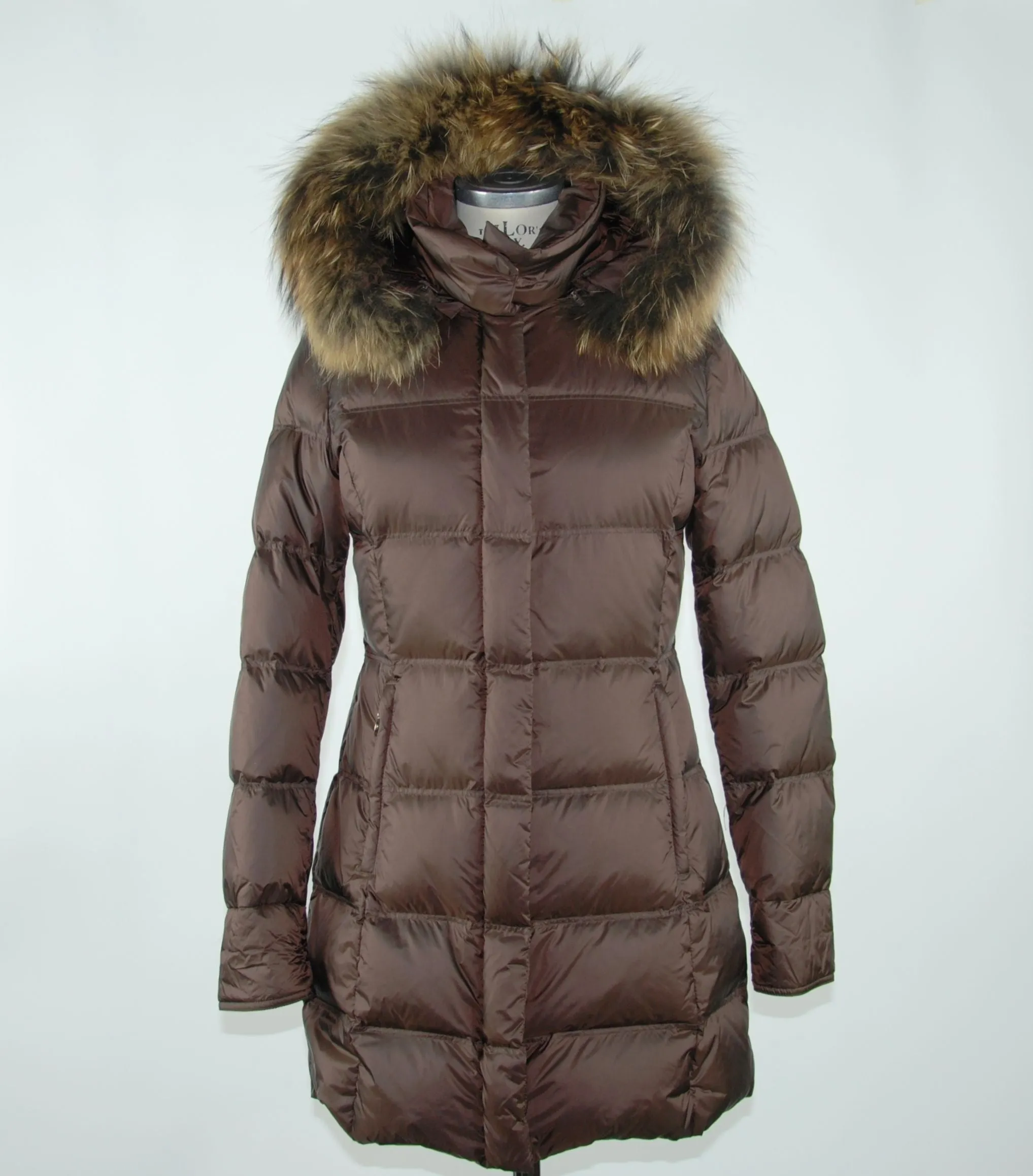Brown Polyester Jackets & Coat