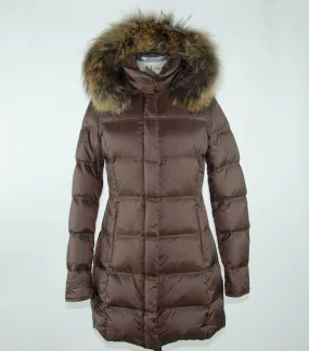 Brown Polyester Jackets & Coat