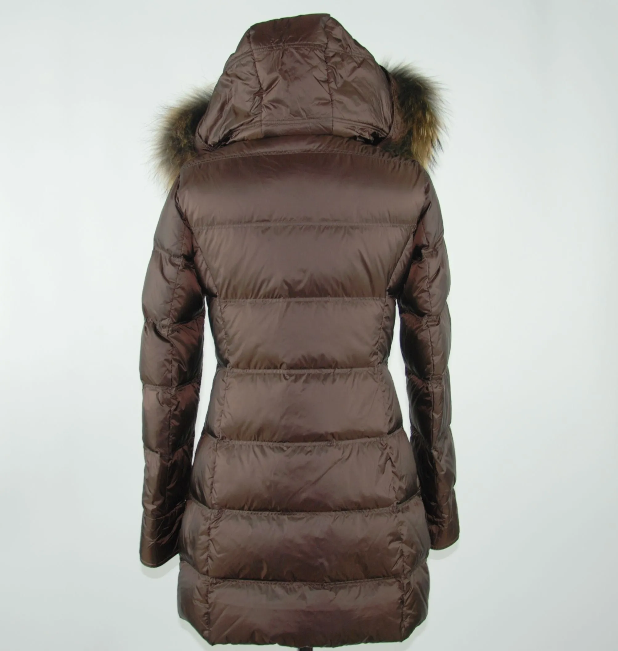 Brown Polyester Jackets & Coat