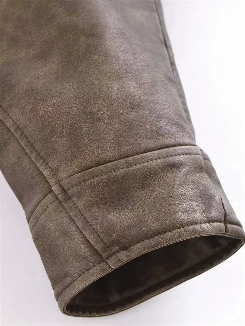 Fashion Slim Zipper Dress Blouse