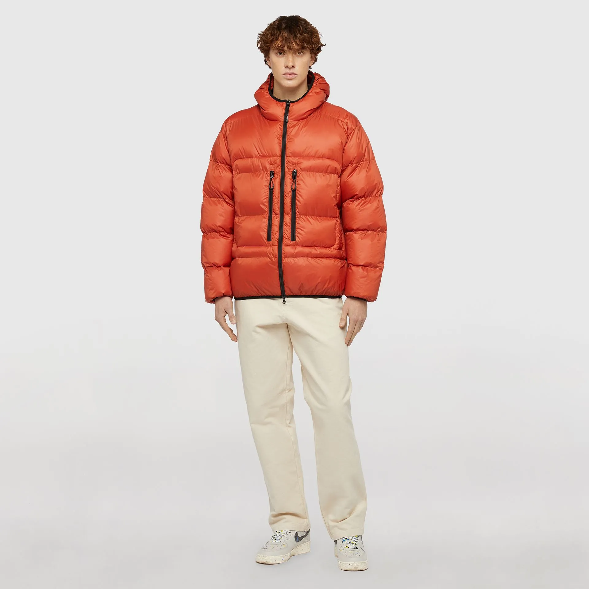 STORM PUFF JACKET BRICK