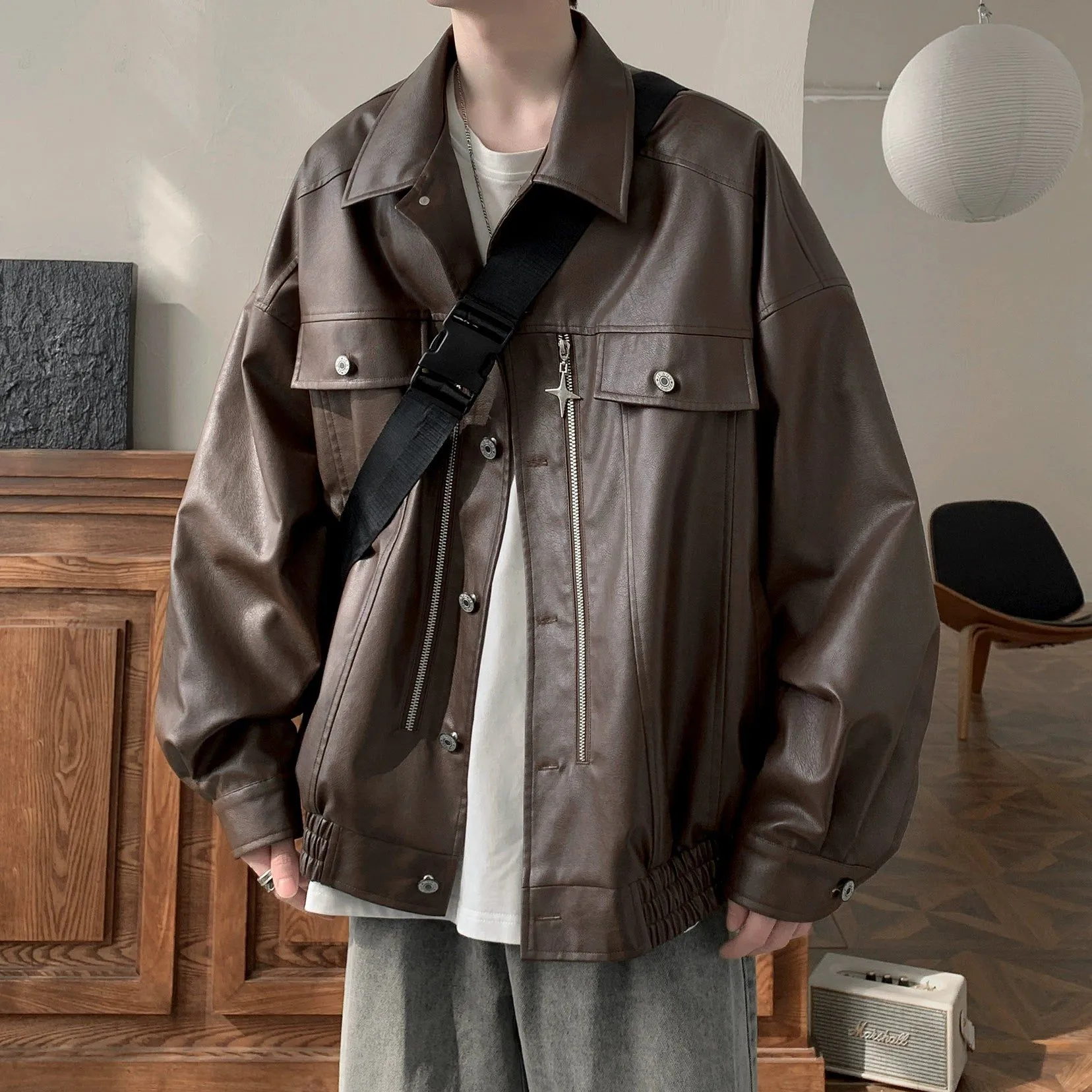 YDS North Star Zipper Leather Jacket