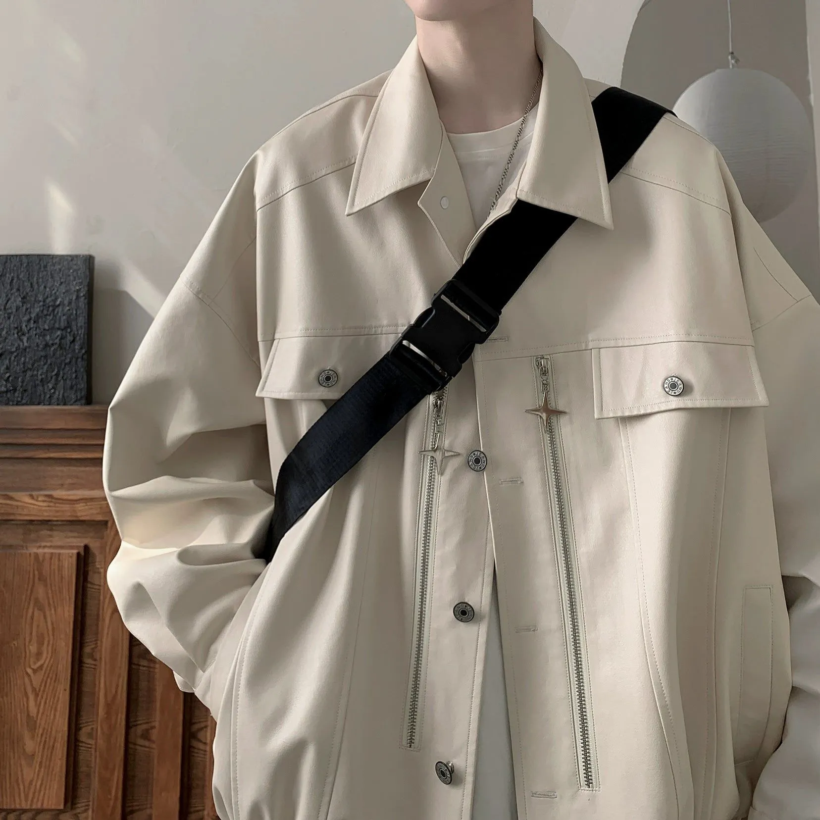 YDS North Star Zipper Leather Jacket